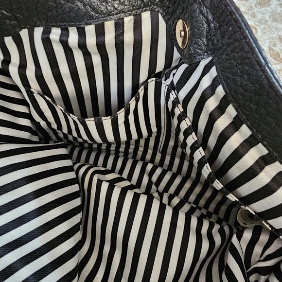 KATE SPADE Southport Avenue Sloan Large Black Pebbled Leather Satchel Purse - Picture 14 of 16